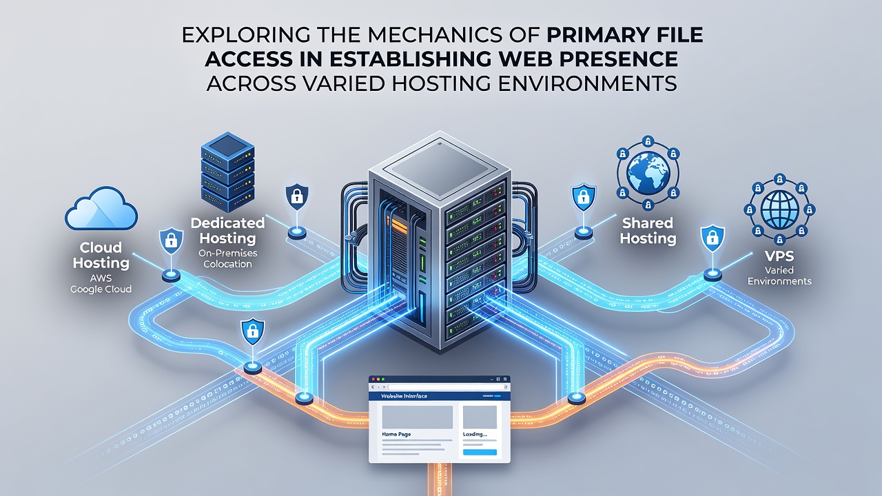 Screenshot of server configuration interface showing primary file settings in a cloud hosting dashboard